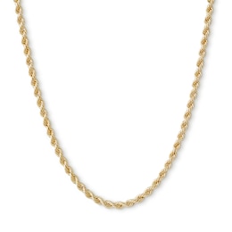 14K Hollow Gold Rope Chain - 18&quot;