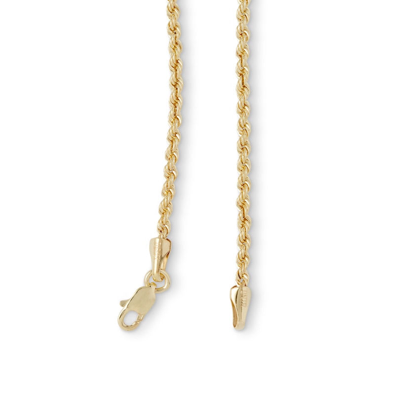 14K Hollow Gold Rope Chain - 18"