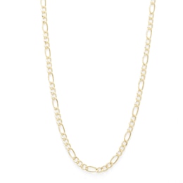 14K Hollow Gold Figaro Chain - 22&quot;