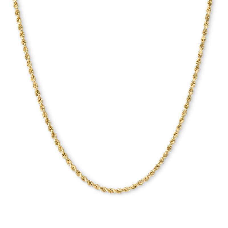 14K Hollow Gold Rope Chain - 20"