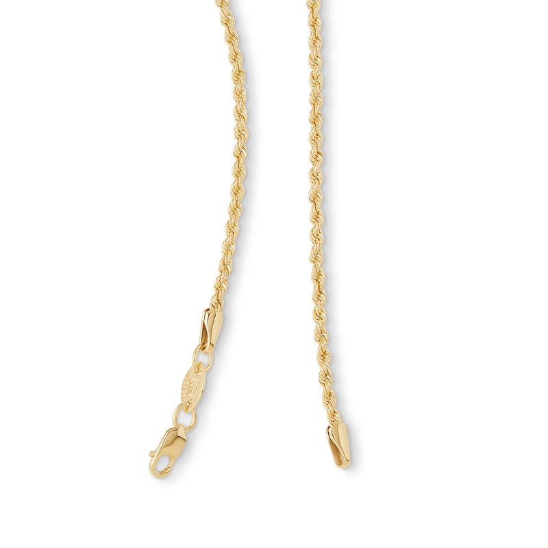 14K Hollow Gold Rope Chain - 20"