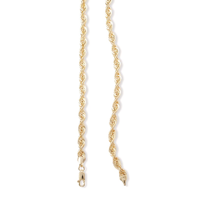 14K Hollow Gold Rope Chain - 22"