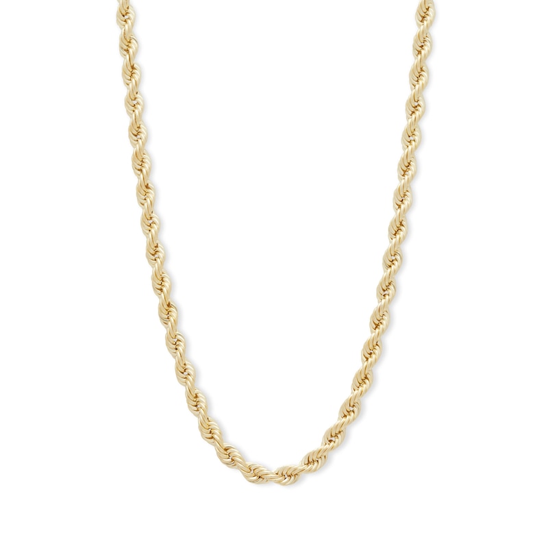 Main Image 1 of 14K Hollow Gold Rope Chain - 20"