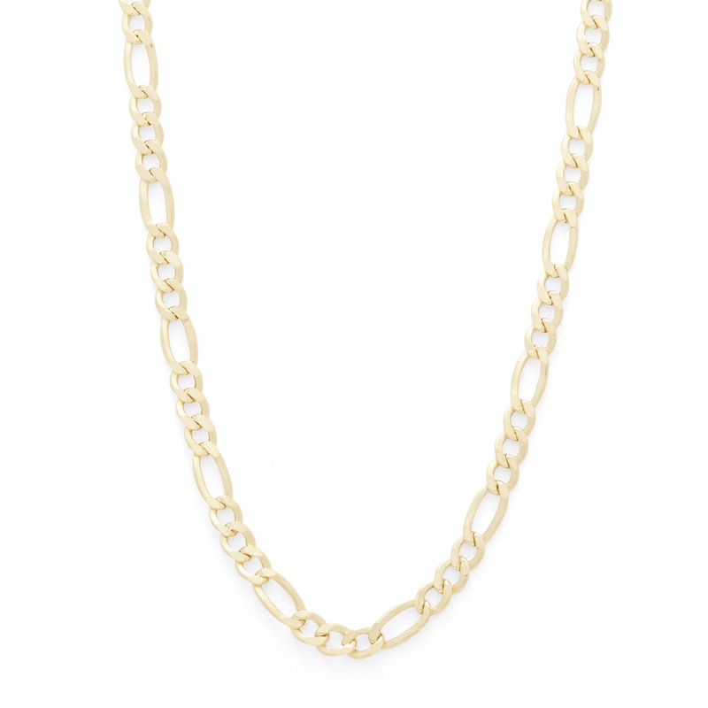 14K Hollow Gold Figaro Chain - 22"