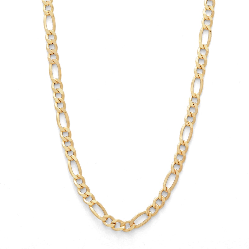 14K Hollow Gold Figaro Chain - 22"