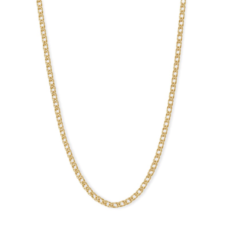 14K Hollow Gold Rambo Chain - 18"