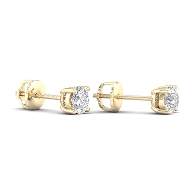 10K Solid Gold / CT. T.W. Lab-Grown Diamond Solitaire Studs