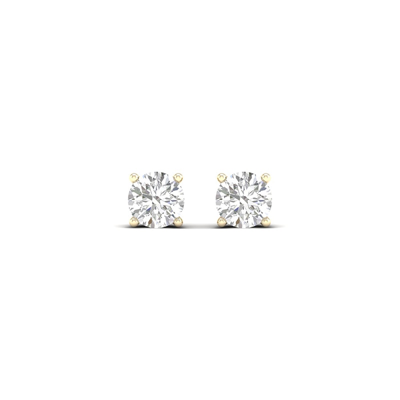 ​​​​​​​10K Solid Gold 3/4 CT. T.W. Lab-Created Diamond Studs