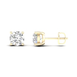 10K Solid Gold 1 CT. T.W. Lab-Grown Diamond Solitaire Studs