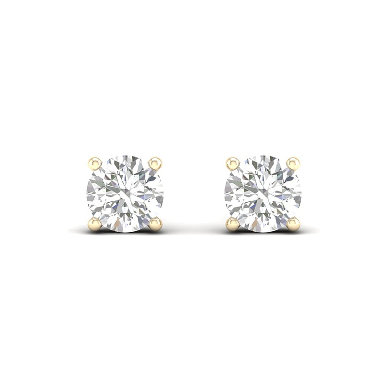 Main Image 4 of 10K Gold 1 CT. T.W. Lab-Grown Diamond Studs