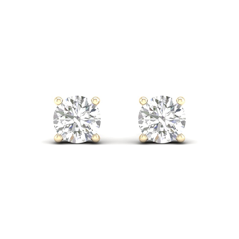 ​​​​​​​10K Solid Gold 1 CT. T.W. Lab-Created Diamond Studs