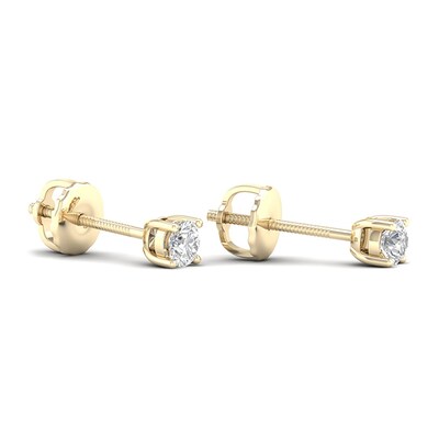10K Solid Gold 1/4 CT. T.W. Lab-Grown Diamond Solitaire Studs