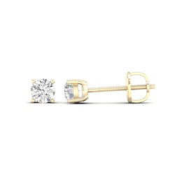 10K Solid Gold 1/2 CT. T.W. Lab-Grown Diamond Solitaire Studs