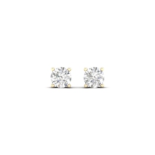 10K Solid Gold 1/2 CT. T.W. Lab-Grown Diamond Solitaire Studs