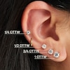 Thumbnail Image 5 of 10K Gold 1/2 CT. T.W. Lab-Grown Diamond Studs
