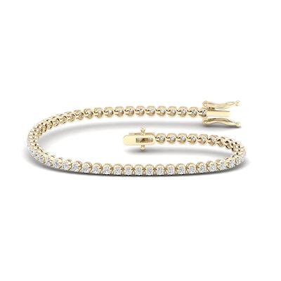 10K Gold 2 CT. T.W. Lab-Grown Diamond Tennis Bracelet - 7.25"