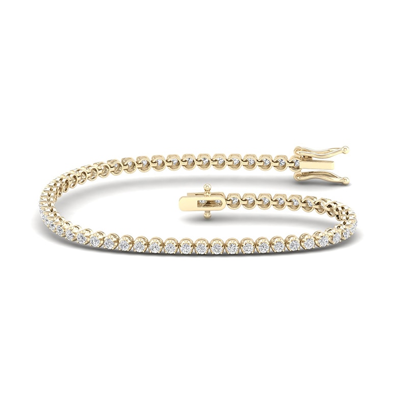 10K Gold 2 CT. T.W. Lab-Grown Diamond Tennis Bracelet - 7.25"