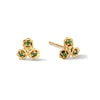 Thumbnail Image 1 of 10K Solid Gold CZ Lily of the Valley Studs