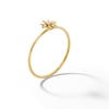 Thumbnail Image 2 of 10K Solid Gold CZ Daisy Ring
