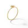 Thumbnail Image 3 of 10K Solid Gold CZ Daisy Ring