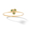 Thumbnail Image 0 of 10K Solid Gold CZ Lily of the Valley Ring