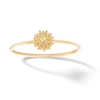 Thumbnail Image 0 of 10K Solid Gold CZ Chrysanthemum Ring