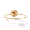 Thumbnail Image 0 of 10K Solid Gold CZ Carnation Ring