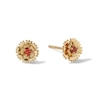 Thumbnail Image 0 of 10K Solid Gold CZ Carnation Studs