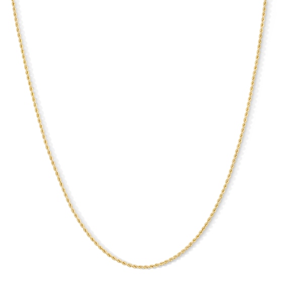 14K Hollow Gold Rope Chain - 20"