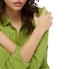 Thumbnail Image 4 of 10K Semi-Solid White Gold Cuban Curb Chain Bracelet - 7&quot;