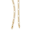 Thumbnail Image 1 of 14K Hollow Gold Beveled Figaro Chain - 20"