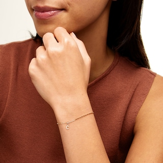 14K Semi-Solid Gold C Charm