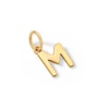 Thumbnail Image 3 of 14K Semi-Solid Gold M Charm