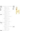 Thumbnail Image 4 of 14K Semi-Solid Gold M Charm