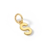 Thumbnail Image 1 of 14K Semi-Solid Gold S Charm