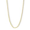 Thumbnail Image 1 of 10K Semi-Sold Gold Cable Chain