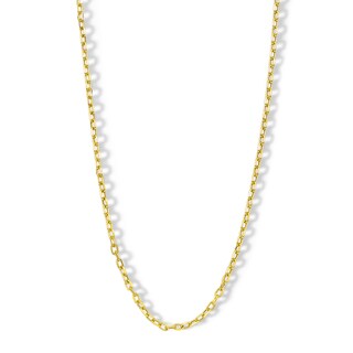 10K Semi-Sold Gold Cable Chain