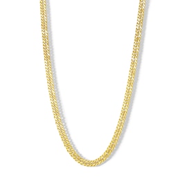 10K Semi-Sold Gold Tight Curb Chain