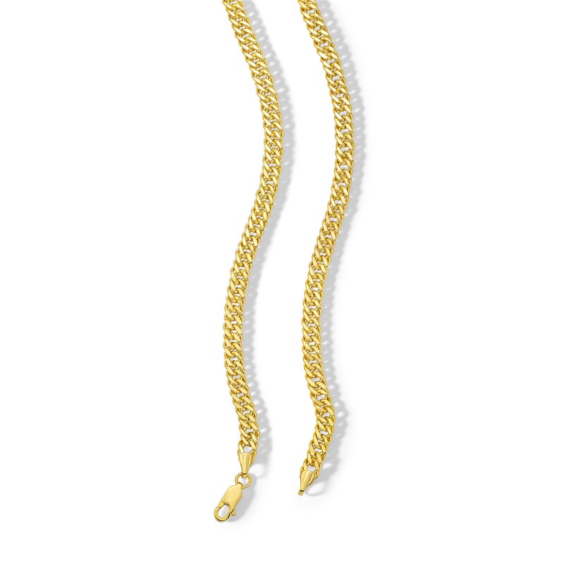Main Image 3 of 10K Semi-Sold Gold Tight Curb Chain