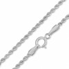 Thumbnail Image 0 of 10K Hollow White Gold Rope Chain - 20"