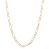 Thumbnail Image 1 of 14K Hollow Gold Figaro Chain - 24"