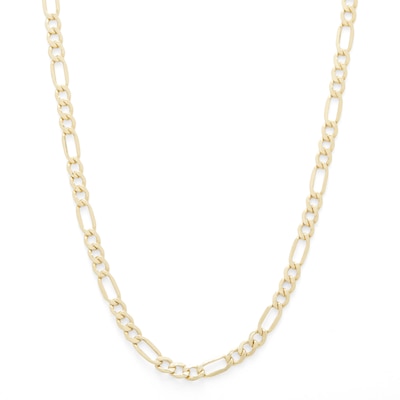 14K Hollow Gold Figaro Chain - 24"
