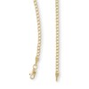 Thumbnail Image 4 of 14K Hollow Gold Beveled Curb Chain - 18"