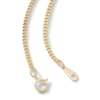 Thumbnail Image 3 of 14K Hollow Gold Diamond-Cut Curb Chain - 22"