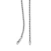 Thumbnail Image 2 of 10K Hollow White Gold Rope Chain - 24"