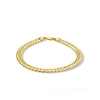 Thumbnail Image 1 of 10K Semi-Sold Gold Tight Curb Chain Bracelet