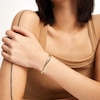 Thumbnail Image 2 of 10K Semi-Sold Gold Tight Curb Chain Bracelet