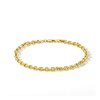 Thumbnail Image 1 of 10K Semi-Sold Gold Diamond-Cut Rolo Chain Bracelet