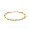 Thumbnail Image 0 of 10K Semi-Sold Gold Diamond-Cut Rolo Chain Bracelet