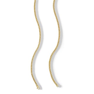 10K Semi-Solid Gold Foxtail Chain - 20"